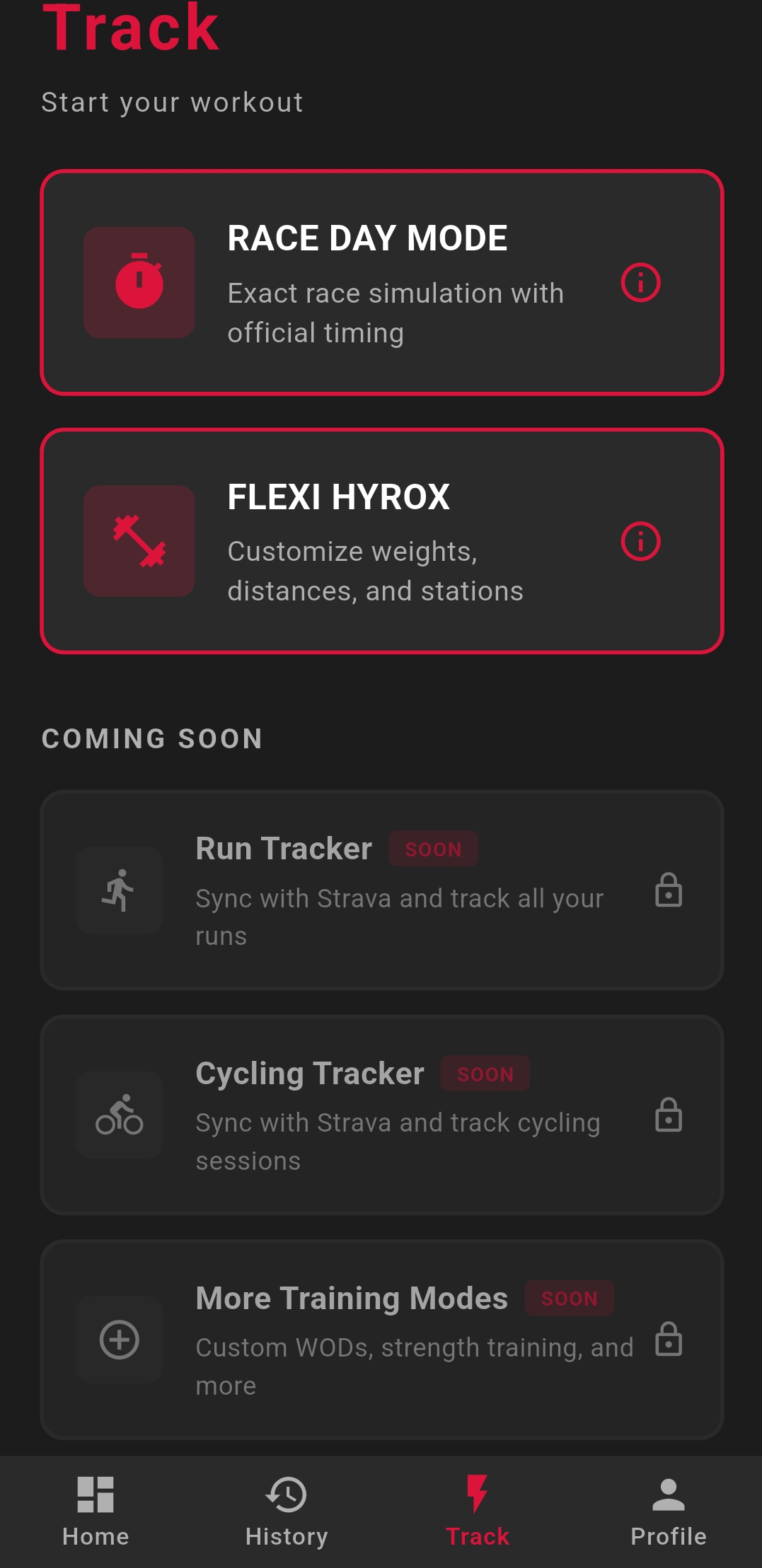 IMPULSO Track Screen